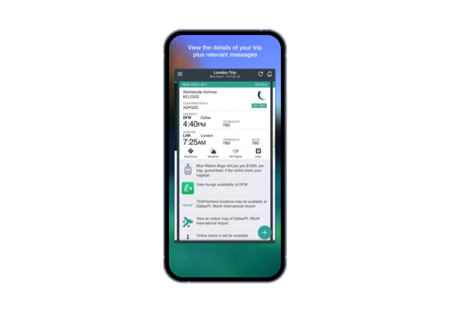 Corporate travel management software