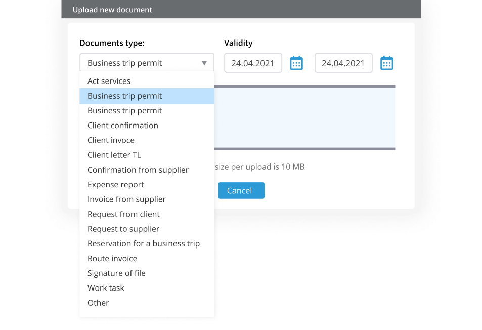 Travel management corporate app software built way