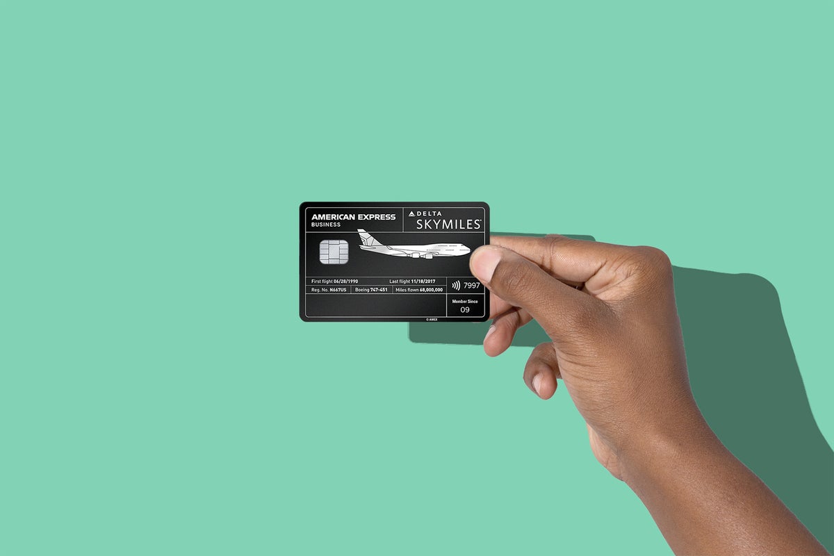 Delta skymiles business card