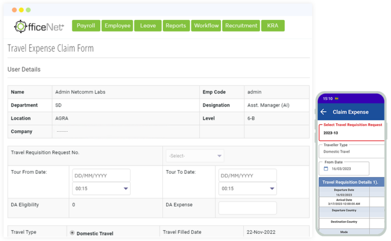Corporate travel expense management software
