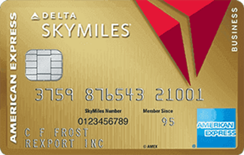 Delta skymiles business card
